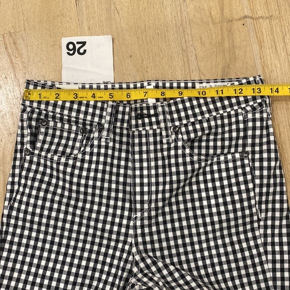 Rag & Bone gingham capri jeans - Picture 8 of 11